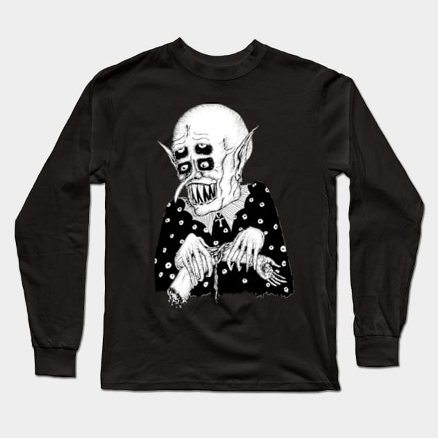 Ghoul Long Sleeve T-Shirt by Justell